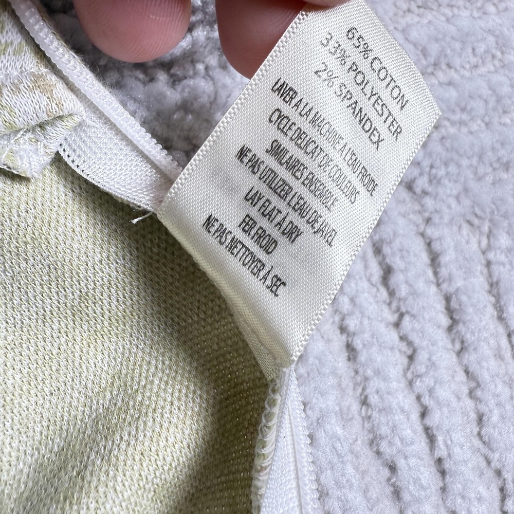 Ecru Pants Womens S Check Knit Stretch Quiet Luxury Old Money Spring Resort - Picture 13 of 14